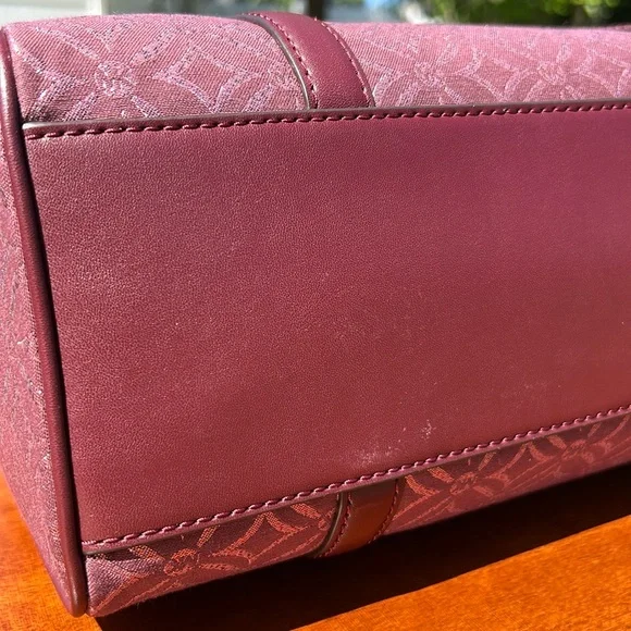 Michael Kors Burgundy Satchel - Picture 13 of 16